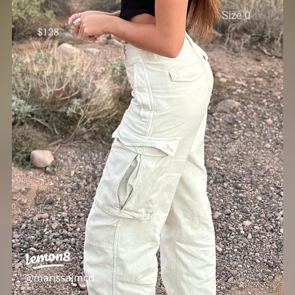 TNA Supply Cargo Pant in Cream